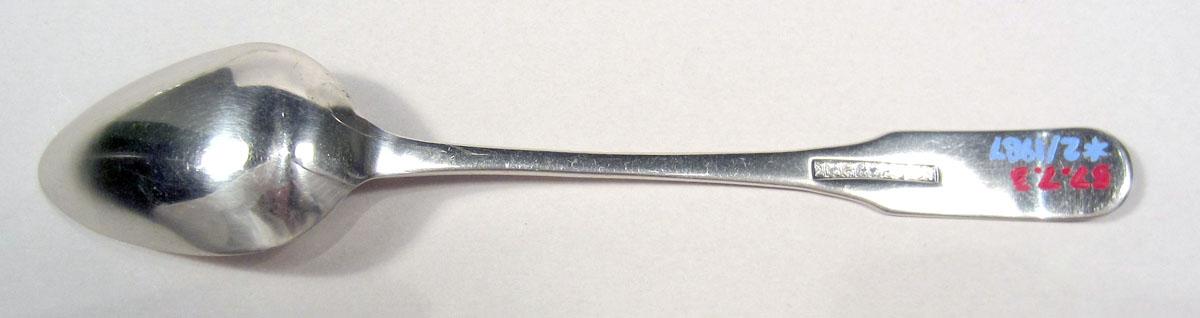 1957.0007.003 Silver Spoon underside