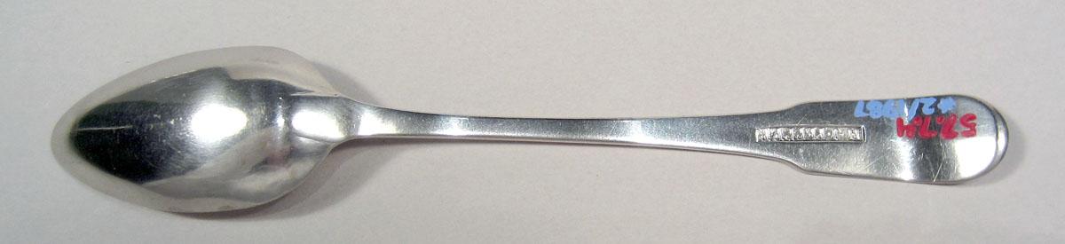 1957.0007.004 Silver Spoon underside