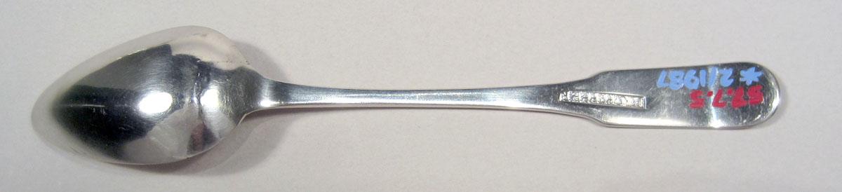 1957.0007.005 Silver Spoon underside
