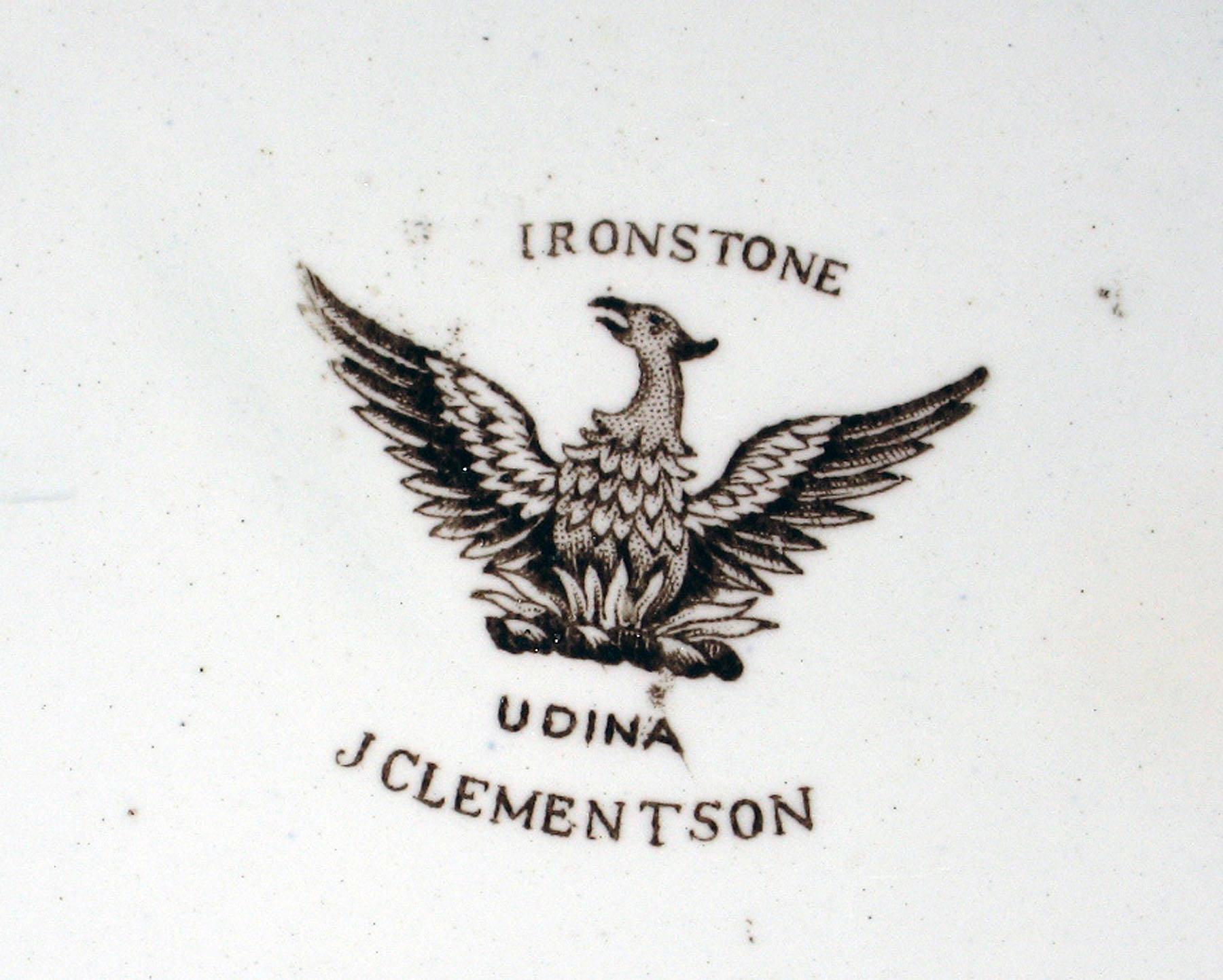 2006.0010.011 Earthenware plate, mark