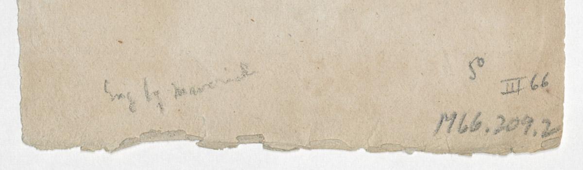 1966.0209.002 Print, reverse, detail