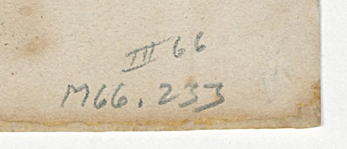1966.0233 Print Verso, Detail 2