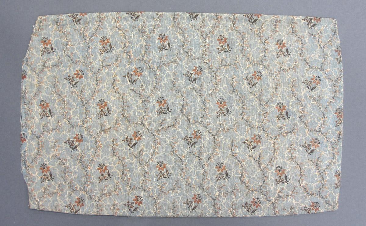 1966.0516.001 Textile, printed reverse