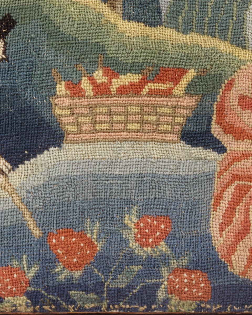 1951.0079 A Needlework Picture, Detail 6