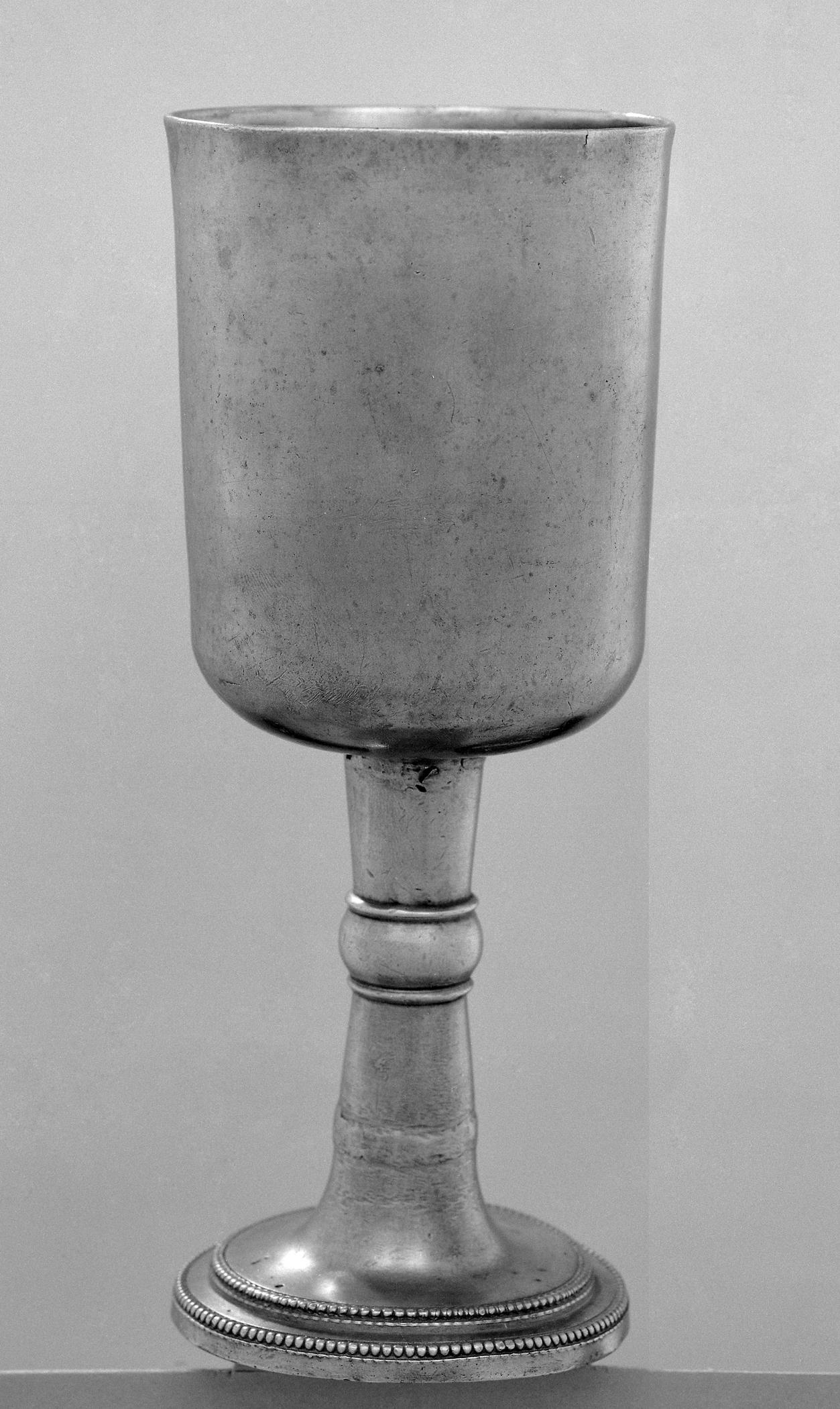 1957.0016 Pewter chalice