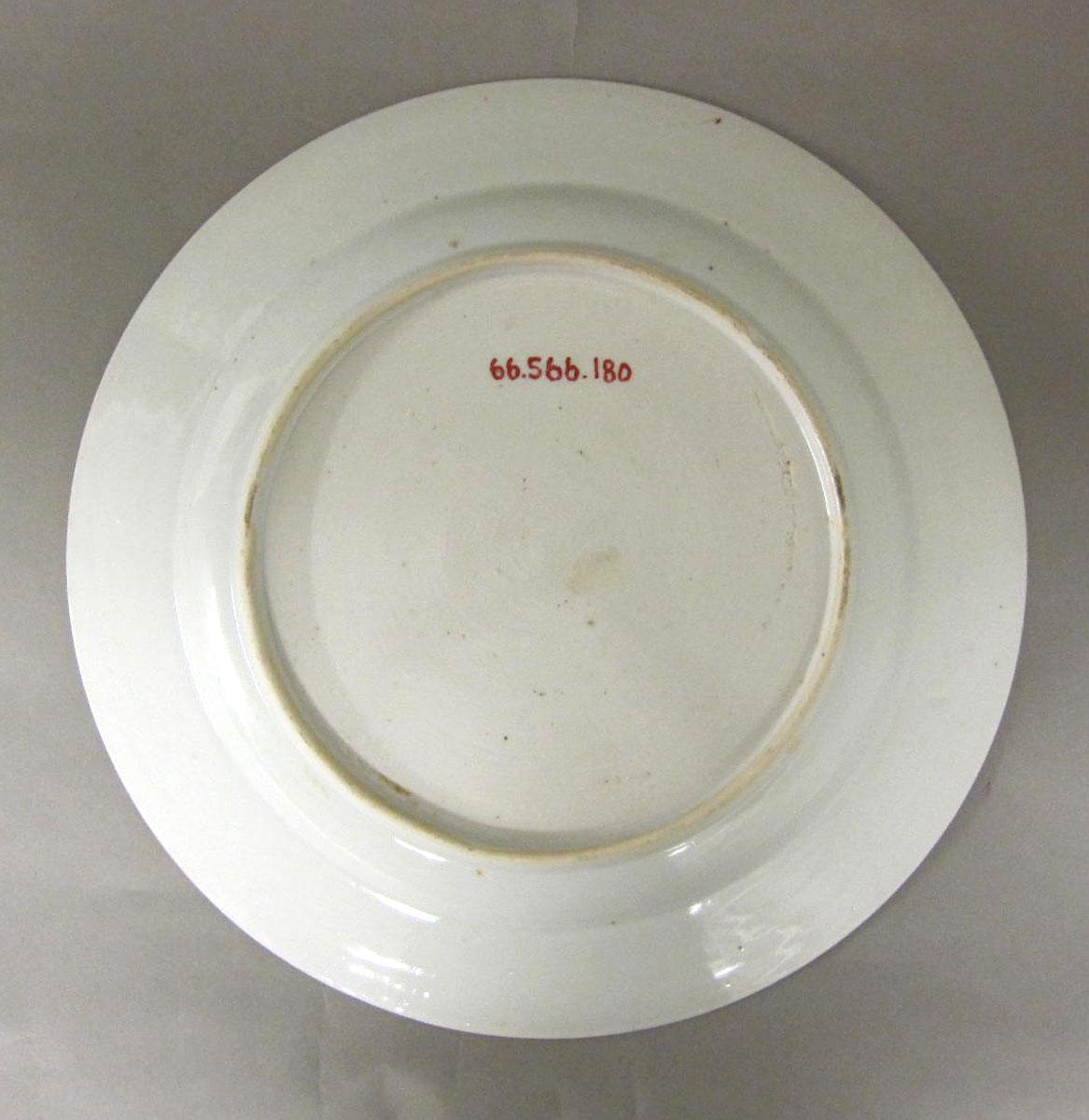 1966.0566.180 Porcelain plate underside
