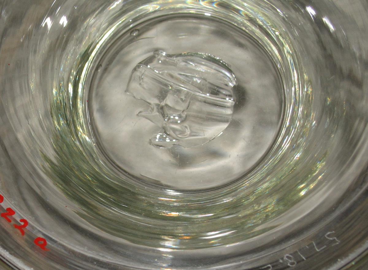 1957.0018.022 A Lead glass covered bowl (pontil mark)