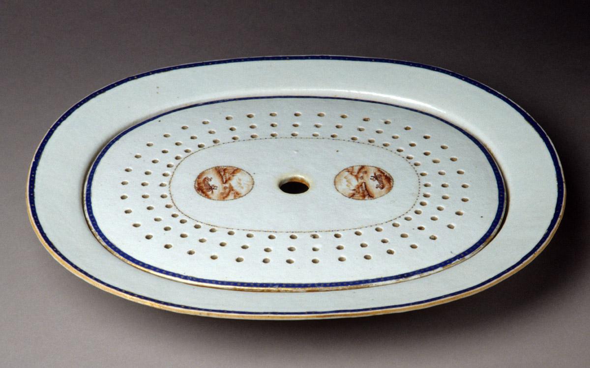 1966.0567.178 A Dish, B Strainer
