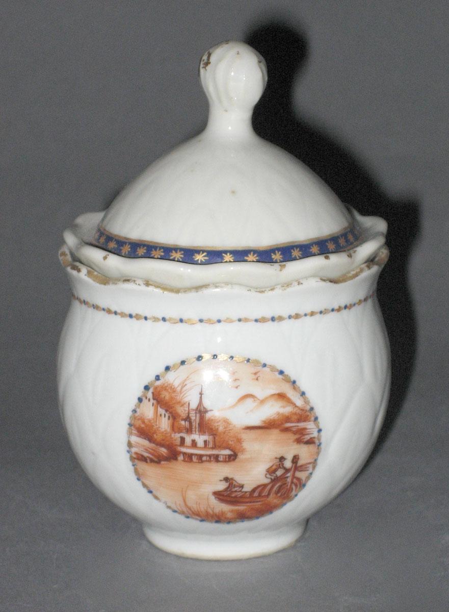 1966.0567.190 A, B Porcelain Pot de creme