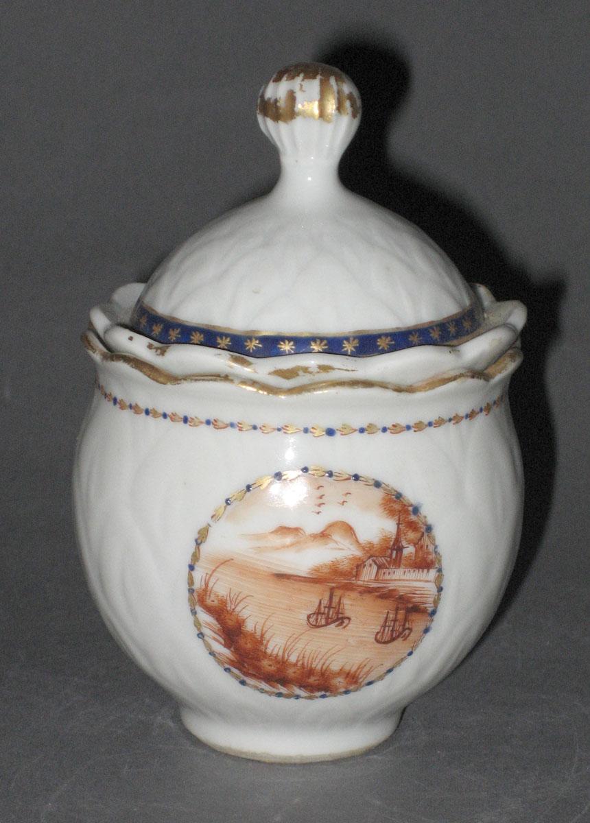 1966.0567.191 A, B Porcelain Pot de creme side 2