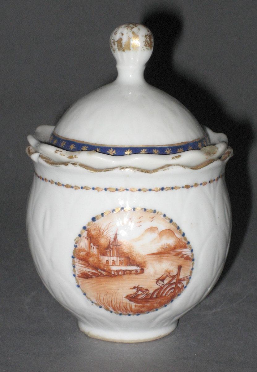 1966.0567.192 A, B Porcelain Pot de creme