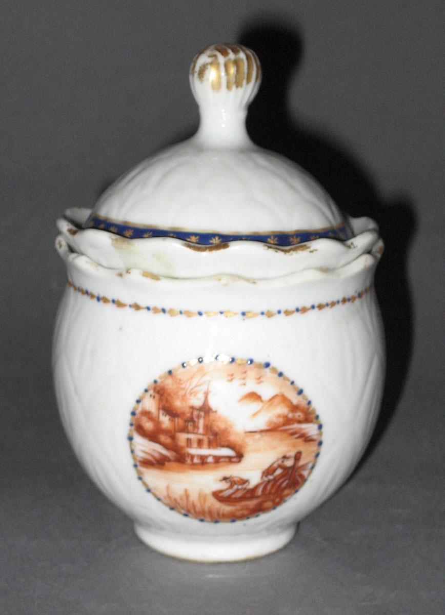 1966.0567.193 A, B Porcelain Pot de creme