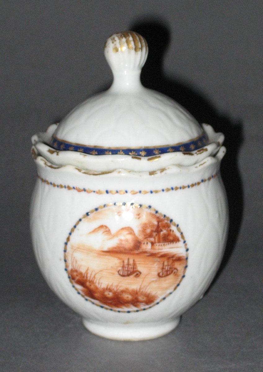 1966.0567.193 A, B Porcelain Pot de creme side 2