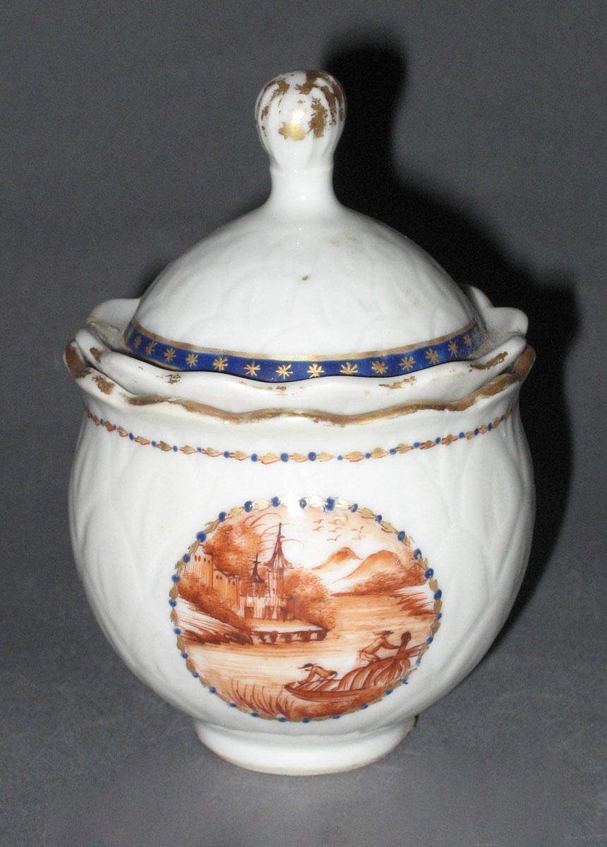 1966.0567.194 A, B Porcelain Pot de creme