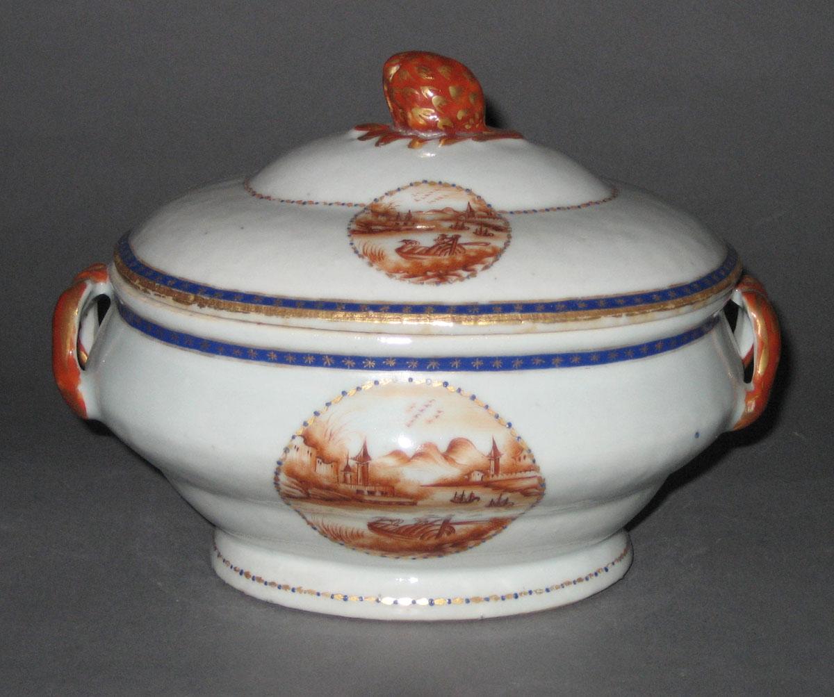 1966.0567.196 A, B Porcelain Tureen