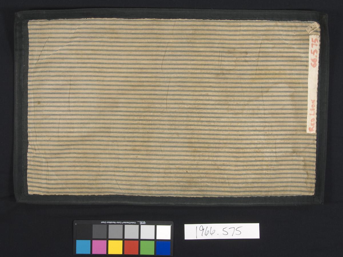1966.0575 Hooked rug (reverse)