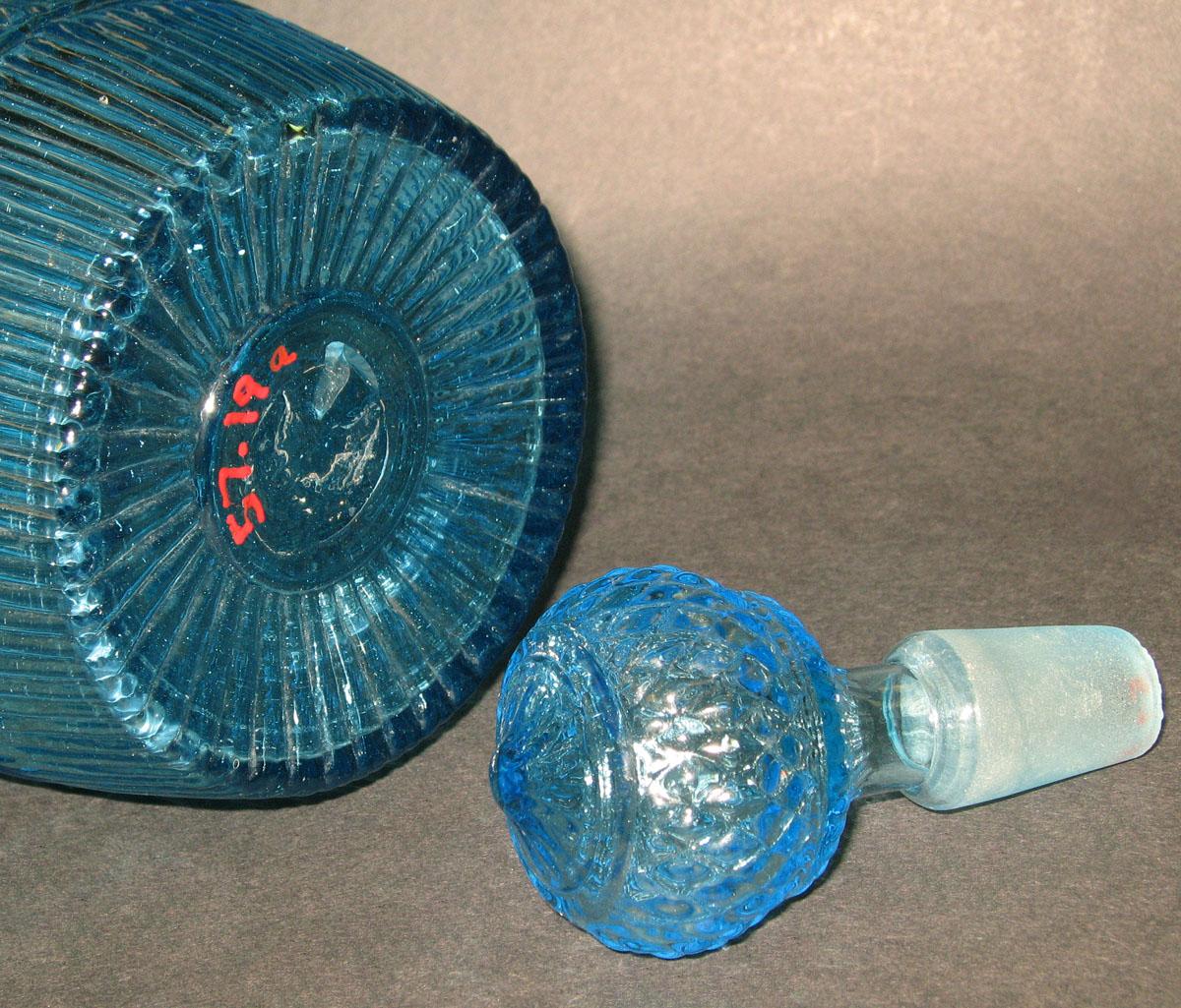 1957.0019 A, B Glass decanter (detail)