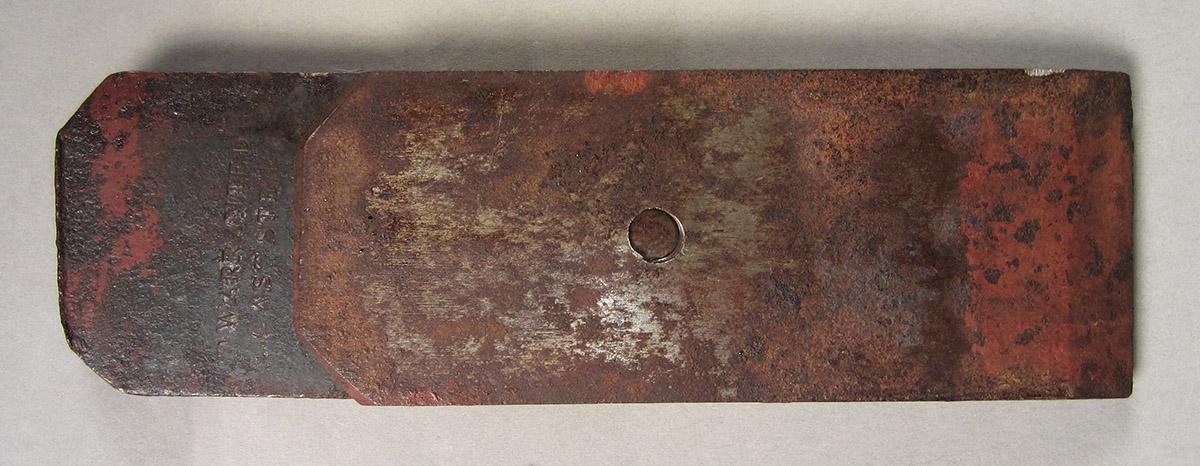 1957.0026.002 A-C, Strike block plane, blade side 2