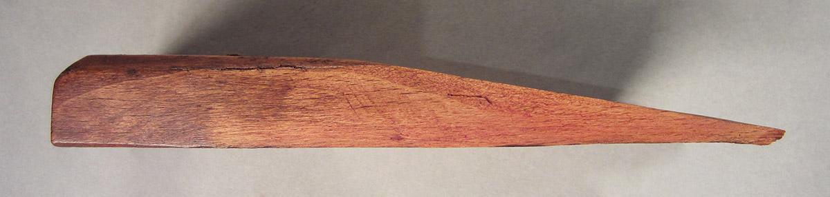 1957.0026.002 A-C, Strike block plane, wedge side 2