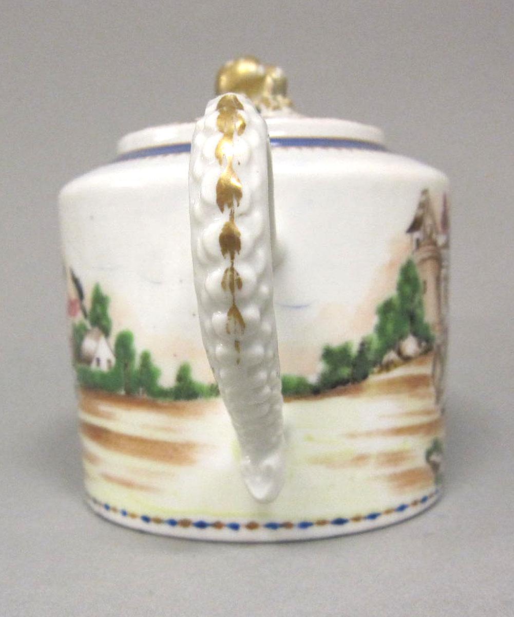 1966.0591.008 A,B Porcelain teapot handle