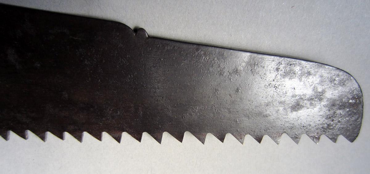 1957.0026.022 Hand saw, Detail