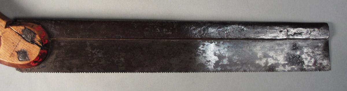 1957.0026.023 Dovetail saw, blade side 2