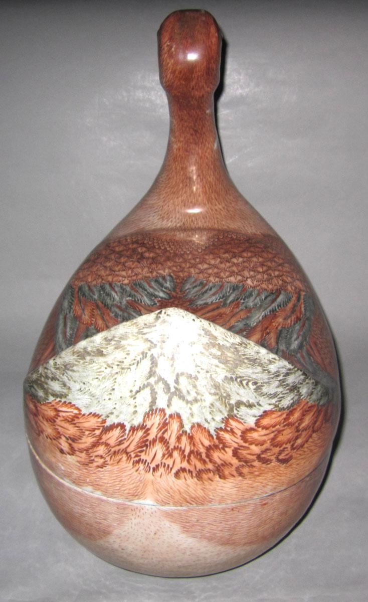 1966.0595 A,B Porcelain goose tureen back