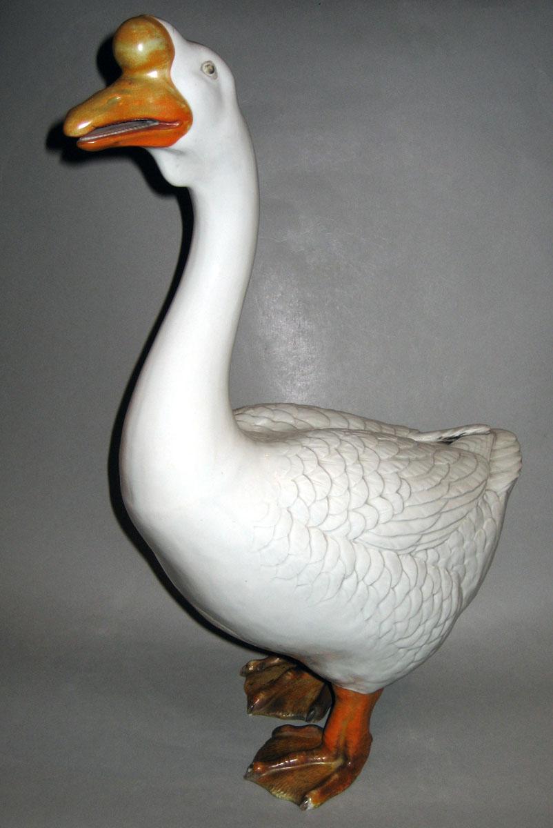 1966.0598 Porcelain Figure, Goose view 2