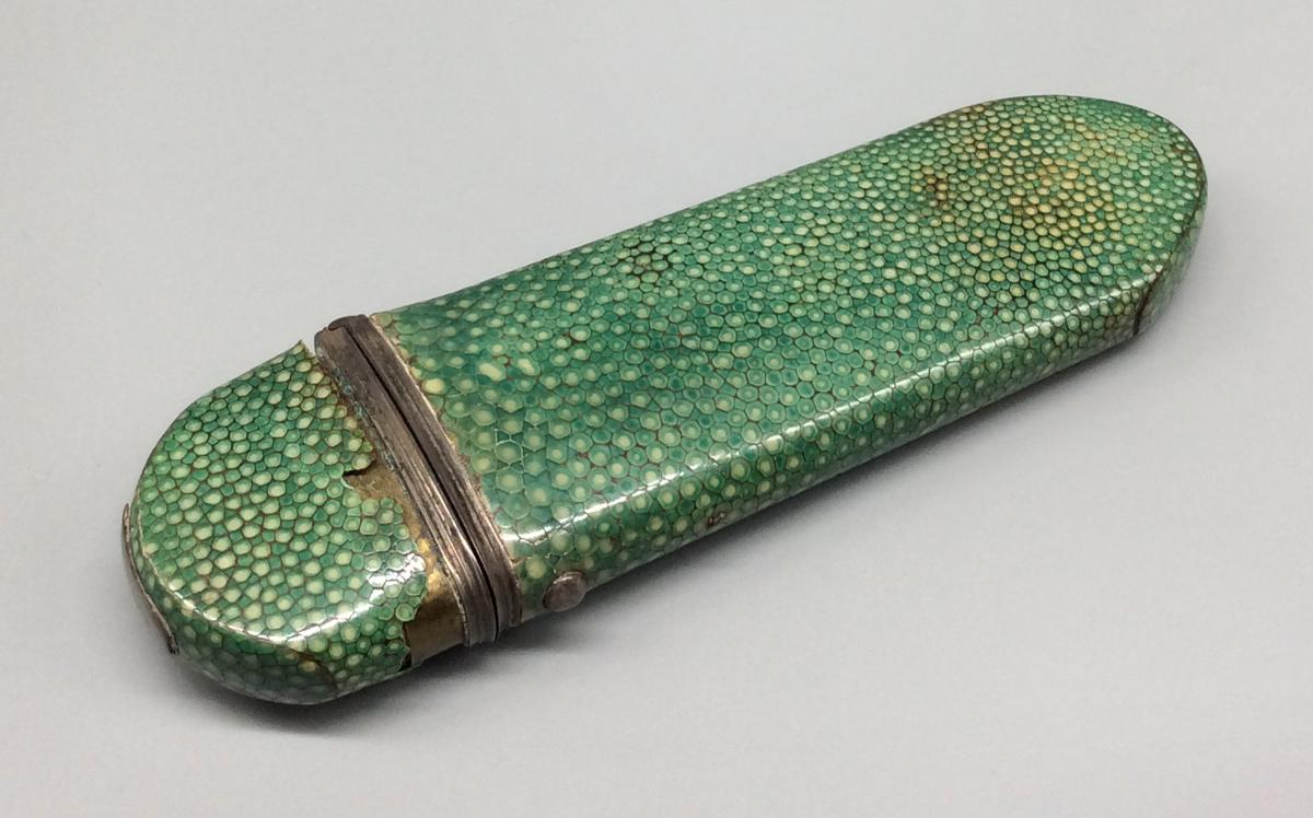 1966.0601 B Spectacles case, view1