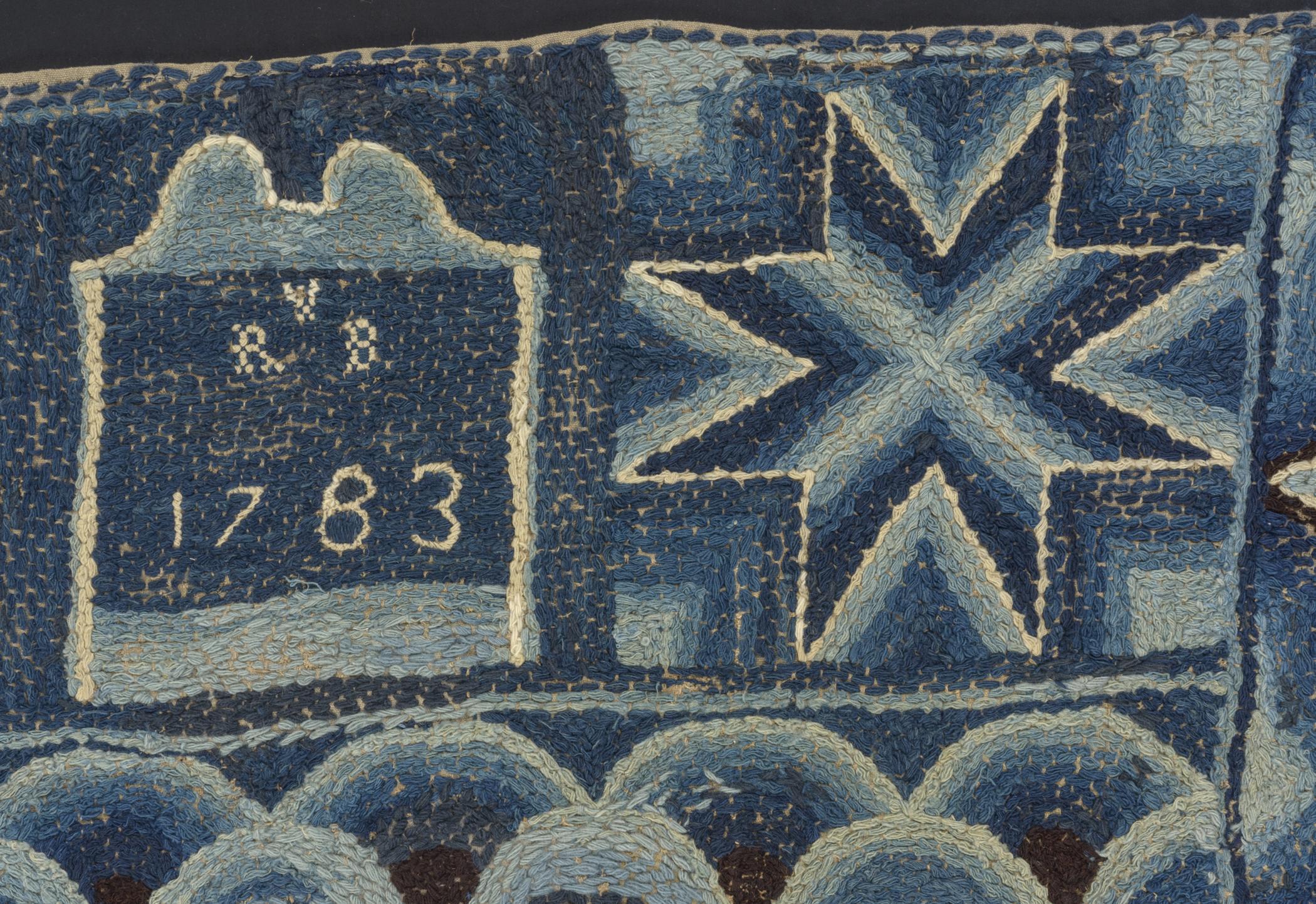1966.0604 Bedcover, detail 1