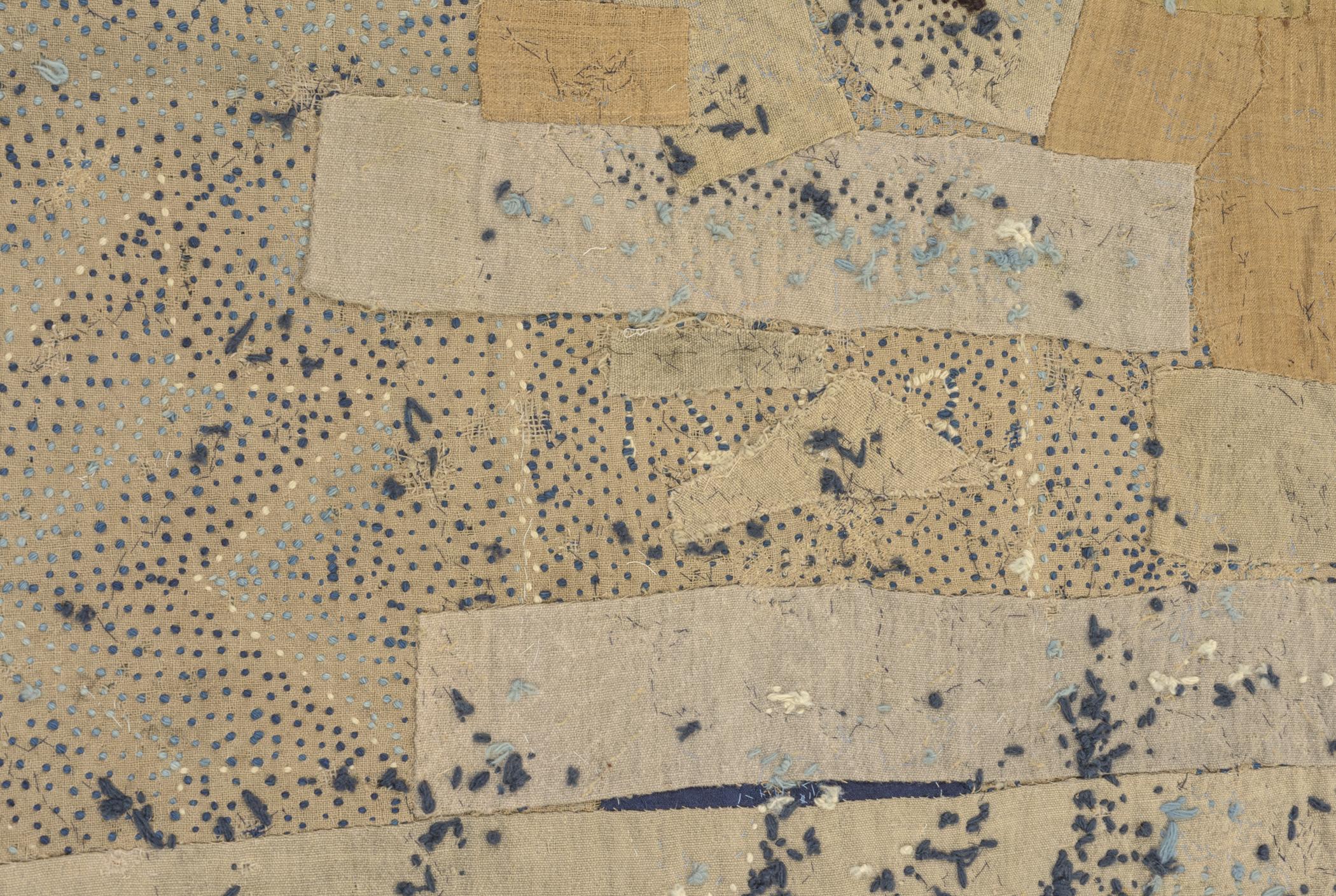 1966.0604 Bedcover, detail 3, reverse