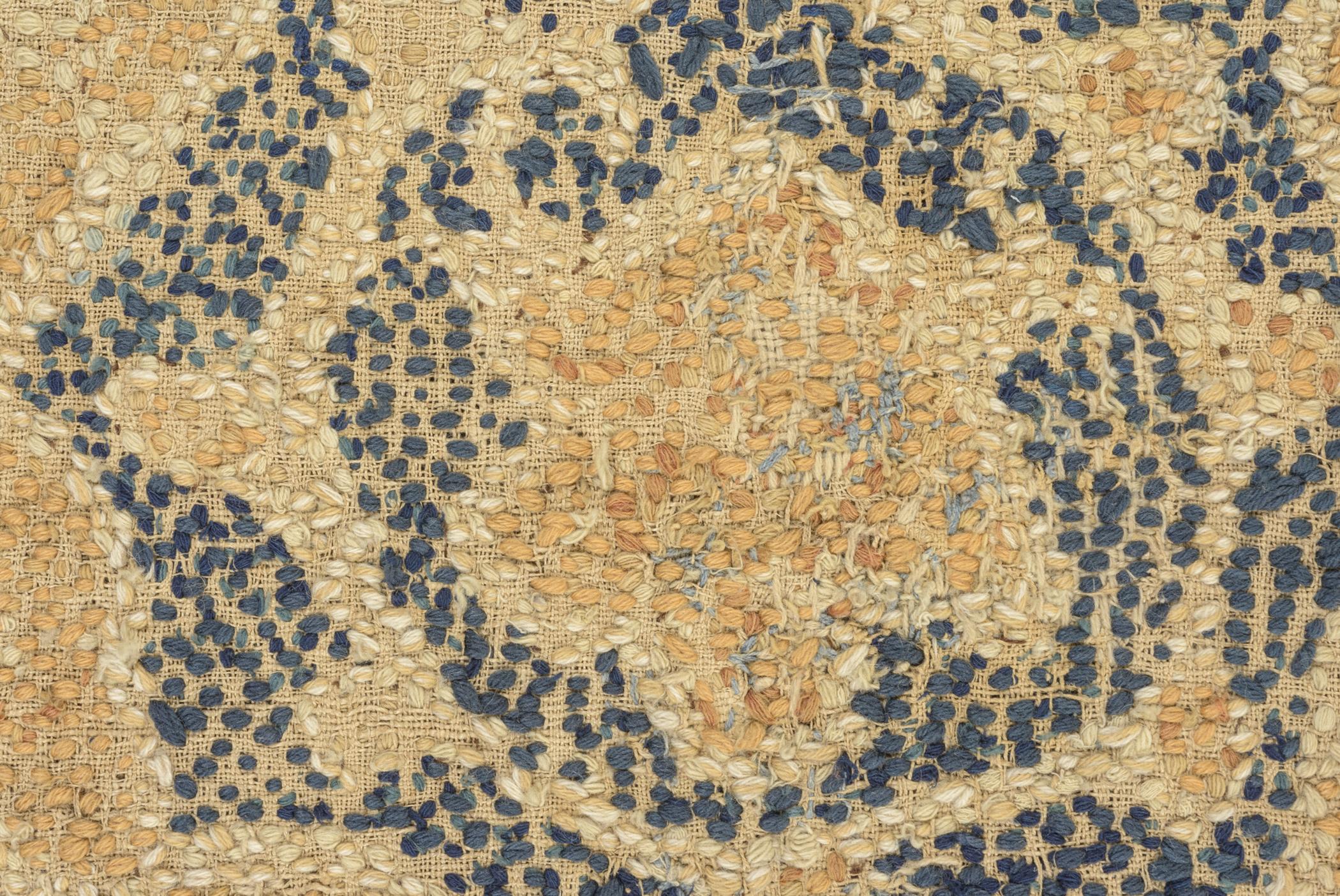 1966.0605 Bedcover, detail 1, reverse