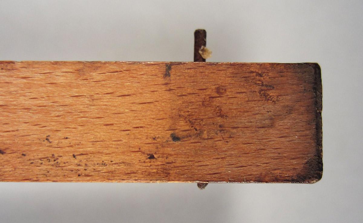 1957.0026.032 A-E Mortising gauge, pin detail
