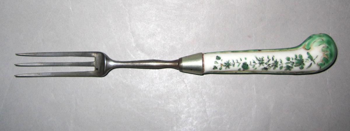 1966.0632 Porcelain-handled fork