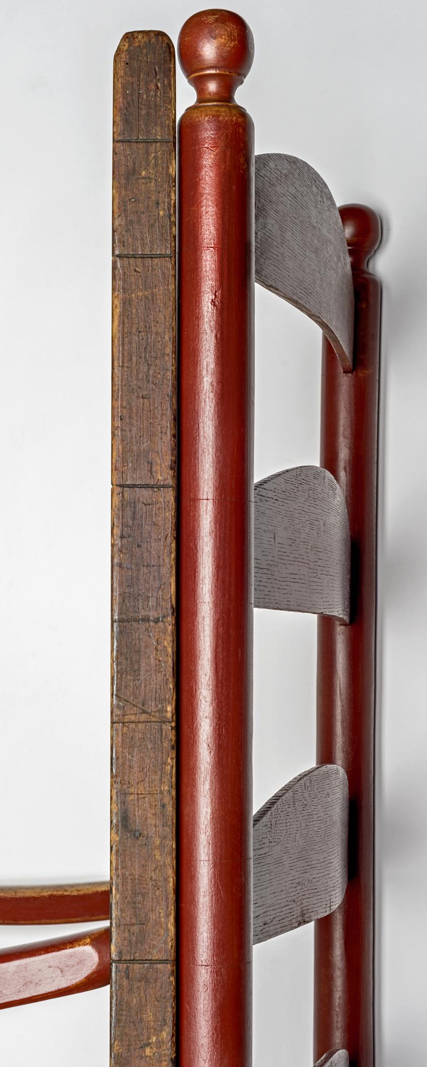1992.0093 Chair, 1957.0026.048 Measuring stick, detail 1