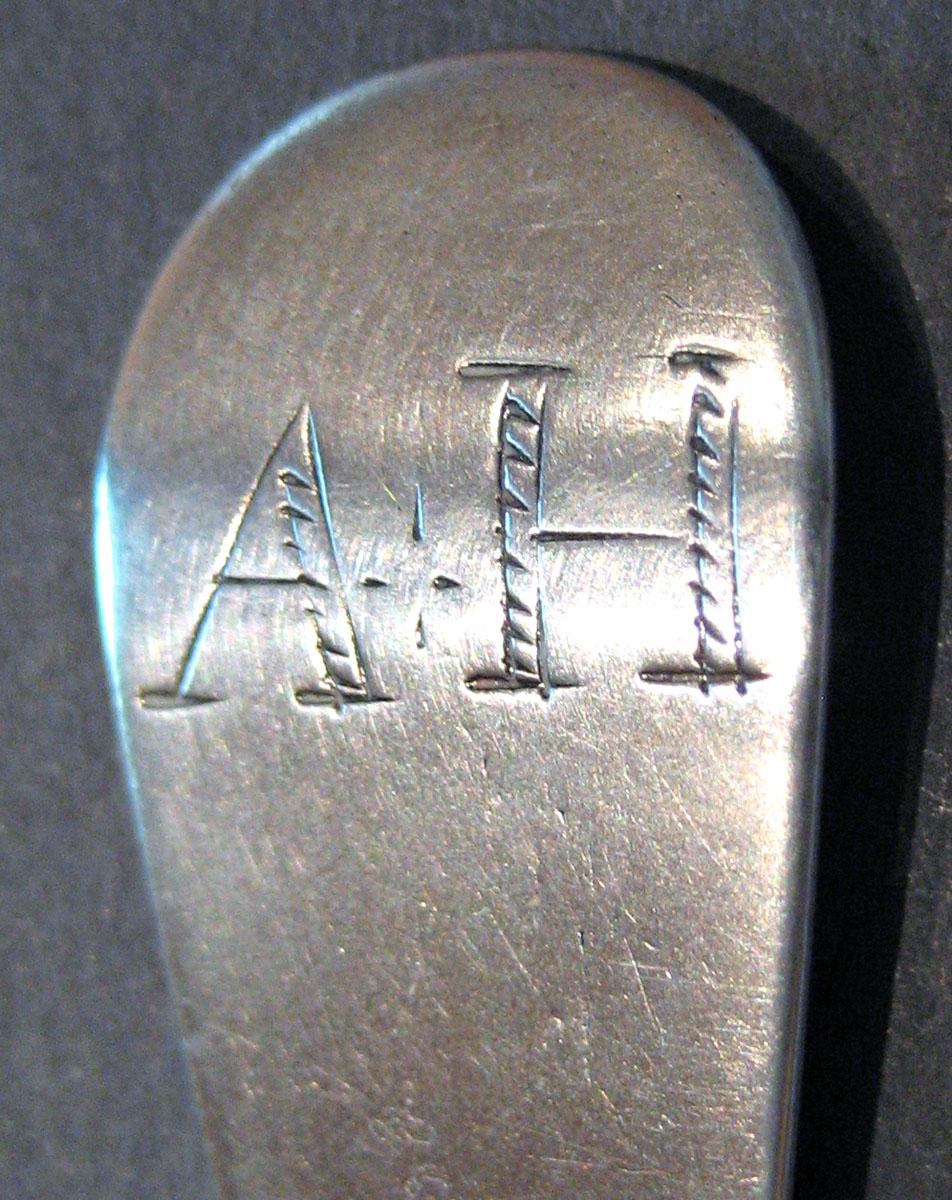 1951.0001.004 Silver Spoon engraving