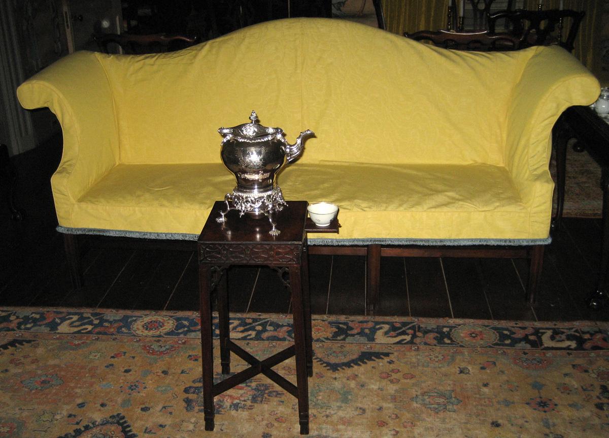 1997.0501 slip cover on 1951.0033 sofa view 1