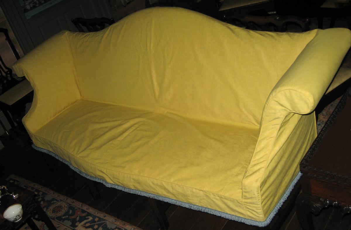 1997.0501 slip cover on 1951.0033 sofa view 2