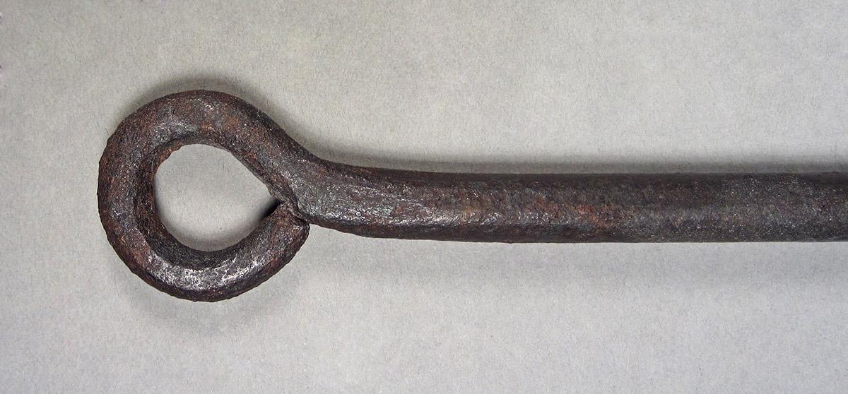 1957.0026.058, Soldering iron, handle detail