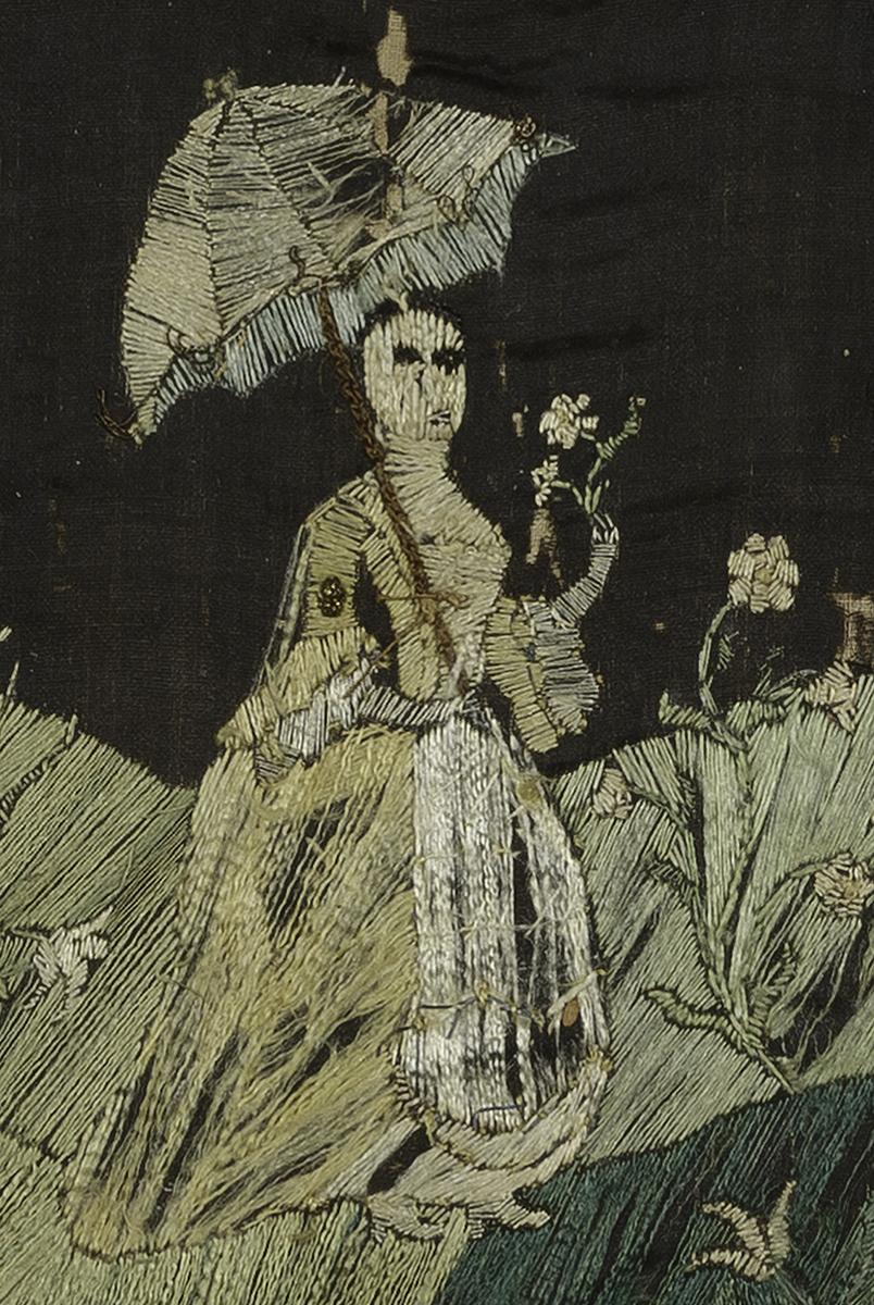 1966.0761 A Needlework Picture, Detail 6