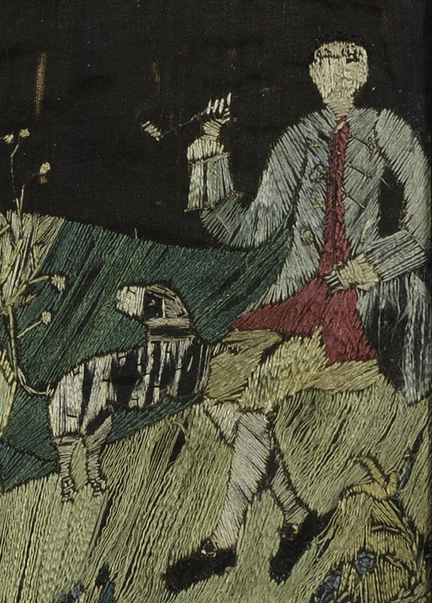 1966.0761 A Needlework Picture, Detail 8