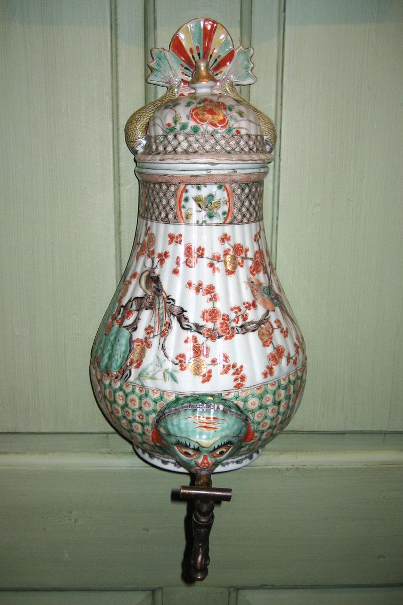 1966.0769 A, B Porcelain Wall Fountain