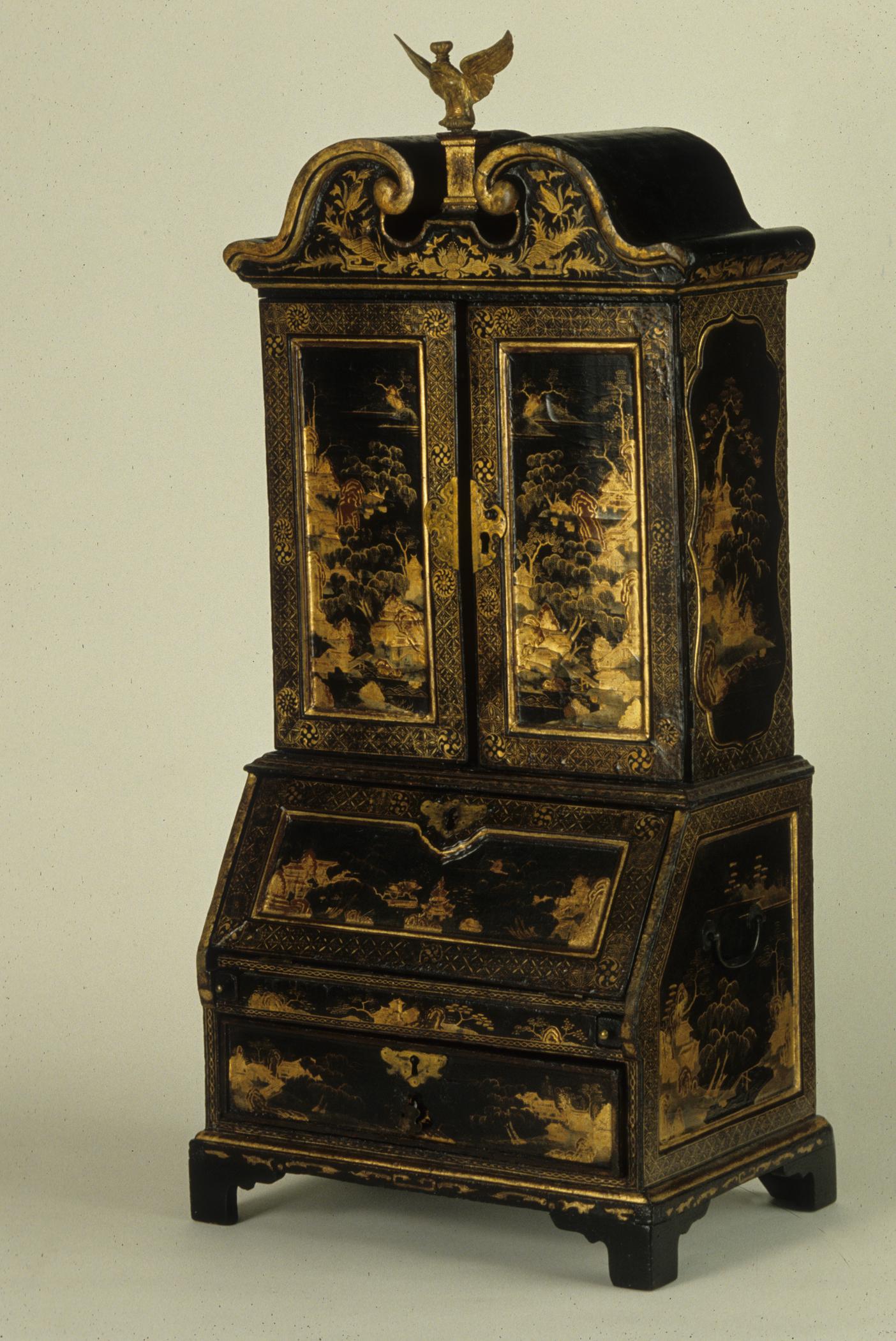 1966.0779 Miniature desk and bookcase, View 1