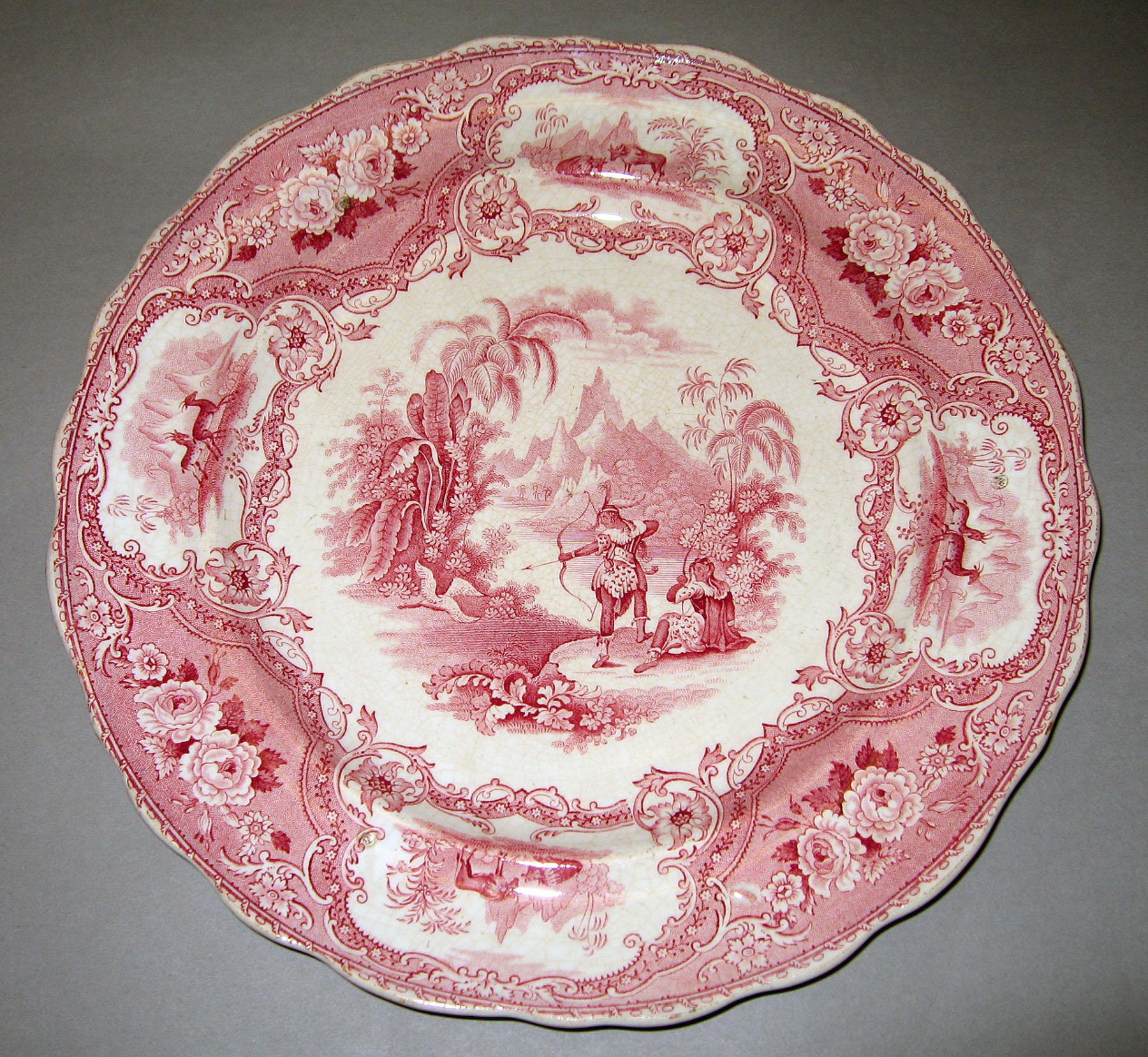1966.0805.002 Adams earthenware plate