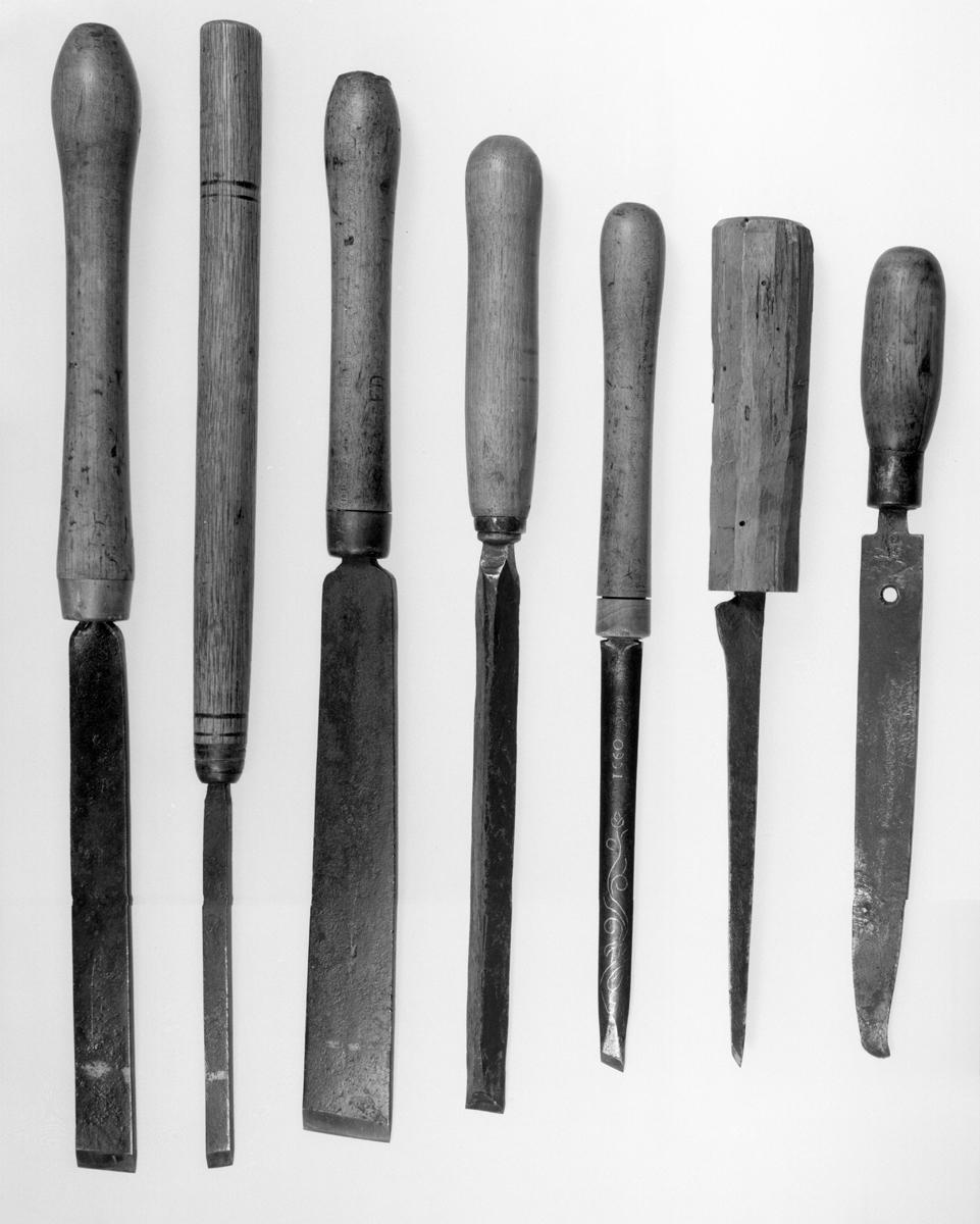 1957.0026.069-.071, .119, .122, .285, .413 Chisels
