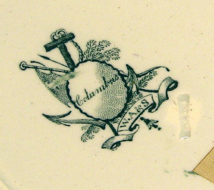 1966.0806.004 Columbus plate mark