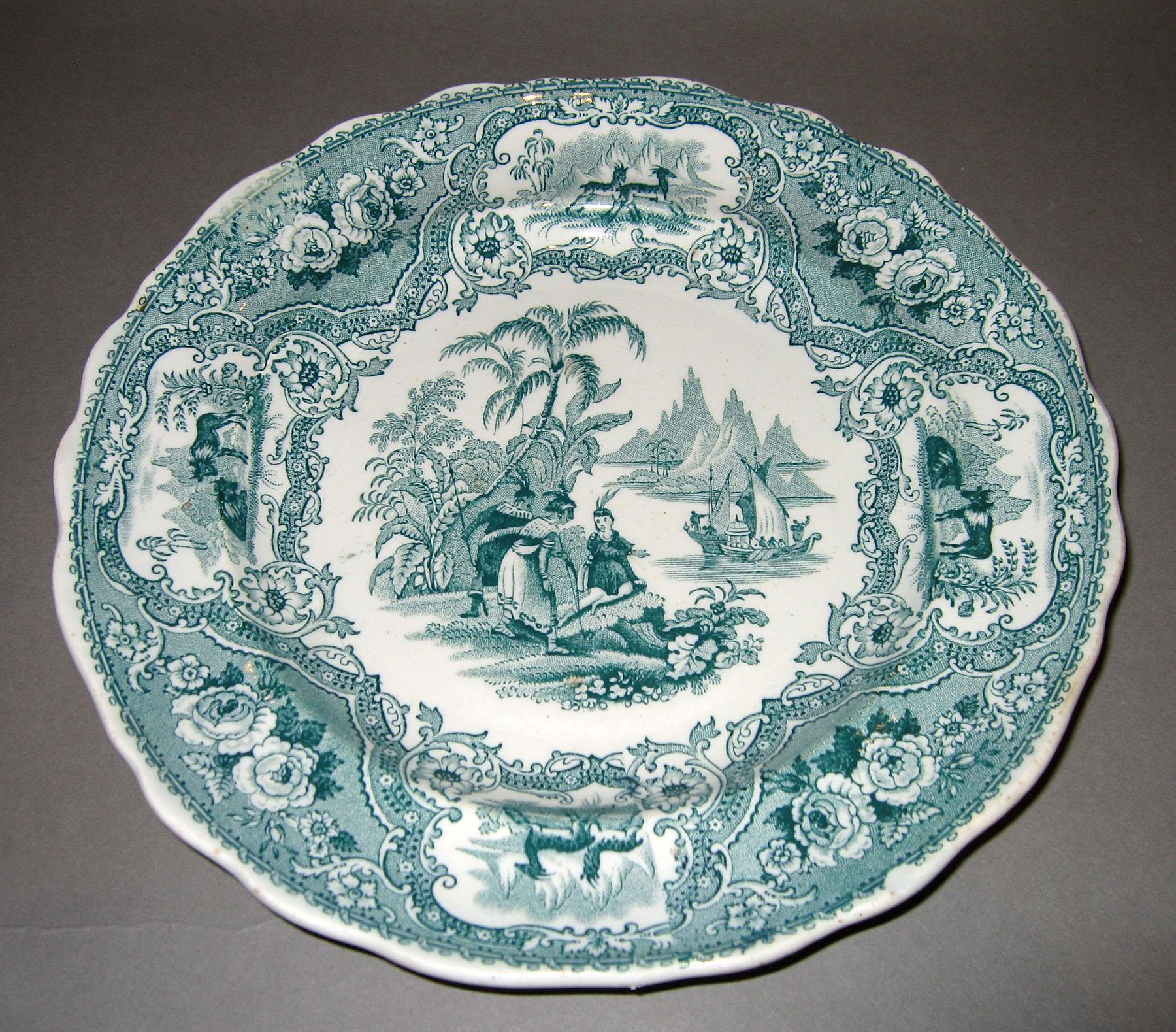 1966.0809.001 Columbus green transfer plate