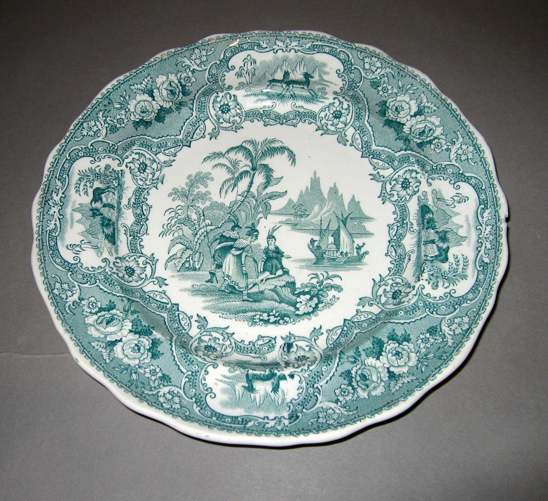 1966.0809.002 Columbus green transfer plate
