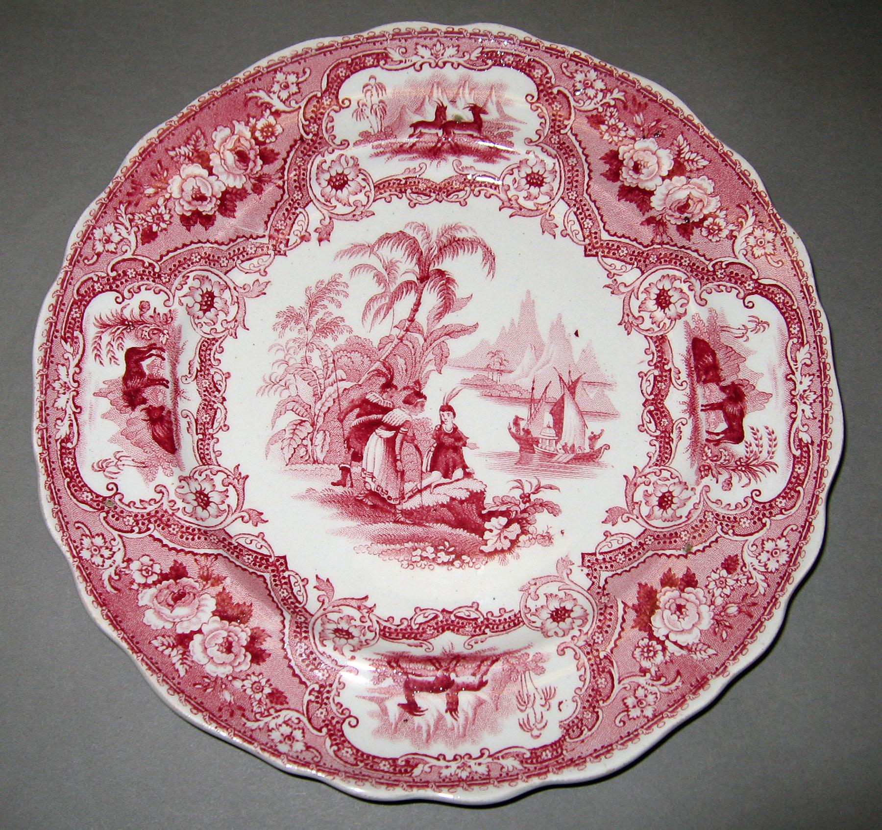 1966.0810.002 Earthenware plate