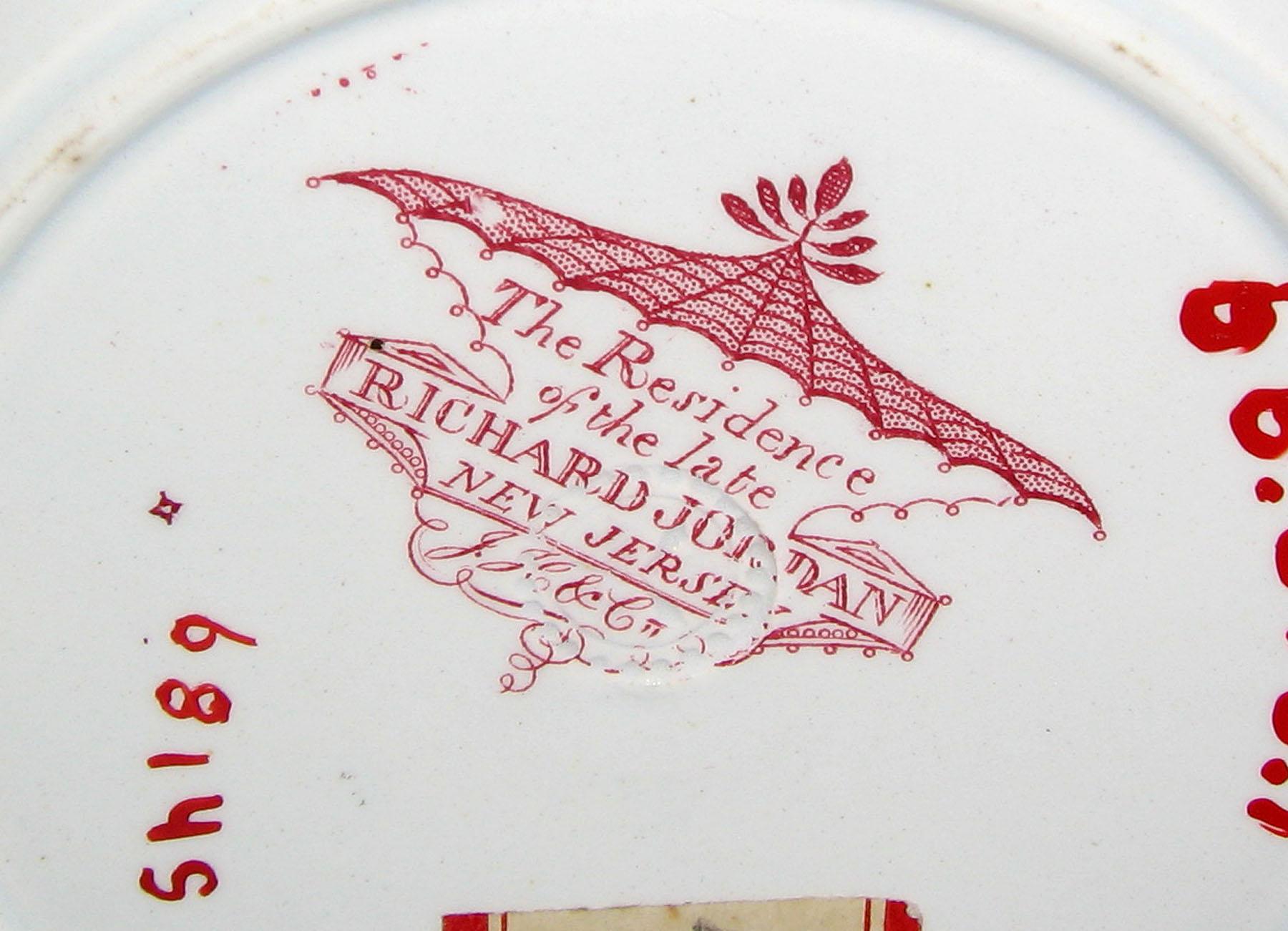 1966.0816.001 RIchard Jordan printed dish (mark)